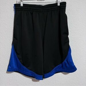 Foot Locker Blue & Black Lined Basketball Shorts Medium